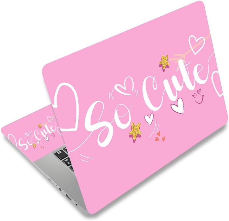 Laptop Skin Sticker Decal,12" 13" 13.3" 14" 15" 15.4" 15.6 inch Laptop Skin Sticker Cover Art Decal Protector Notebook PC (So Cute)